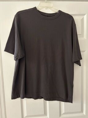 Abercrombie & Fitch Men's Crew Tee - Charcoal Gray